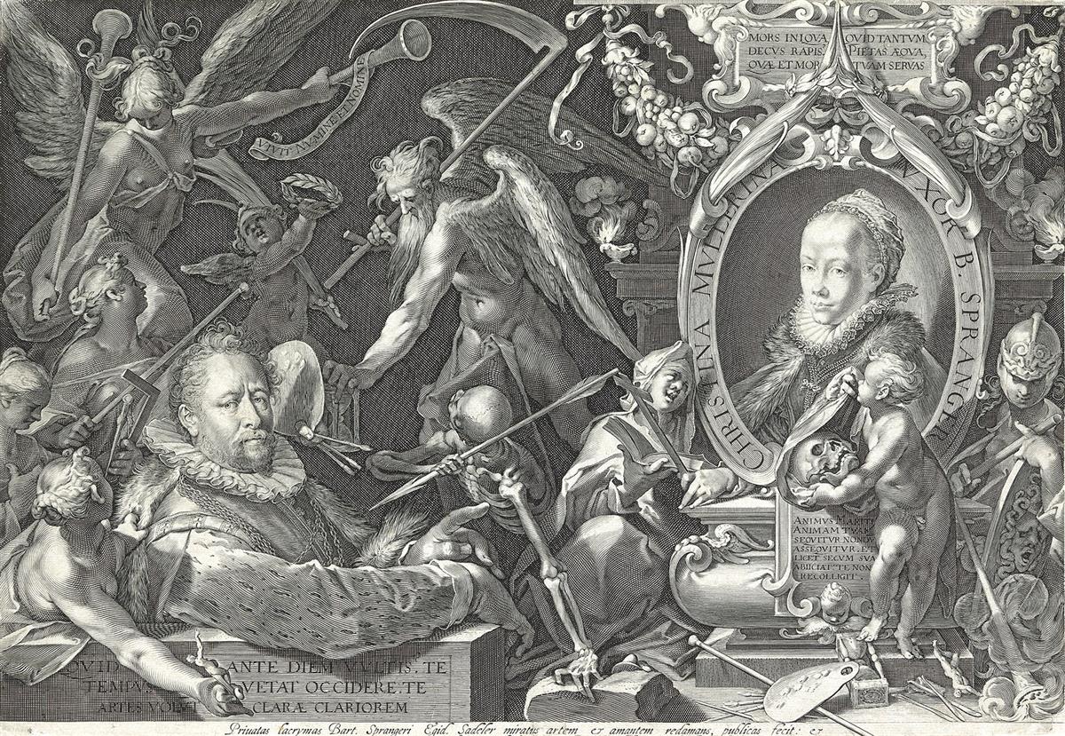AEGIDIUS SADELER Bartholomaeus Spranger and his Wife Christina Muller.